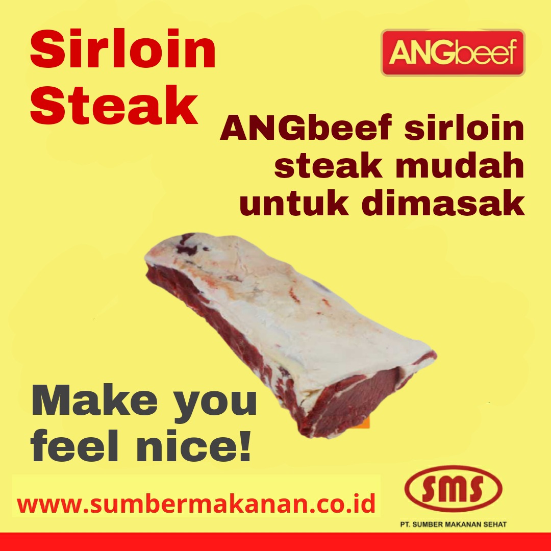 Sirloin Steak ANGbeef Mudah Untuk Dimasak