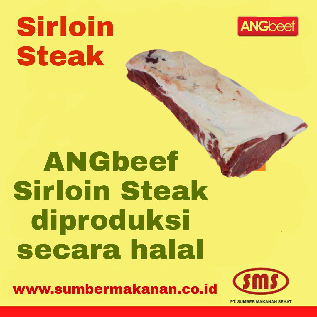 Sirloin Steak ANGbeef Diproduksi Secara Halal